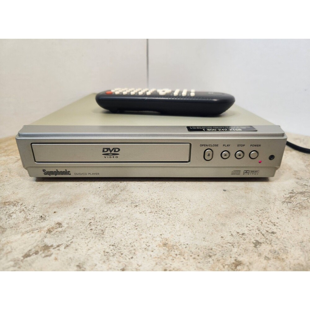 Symphonic SD200E DVD/CD Player 480p Region 1 Dolby Digital w/ Remote